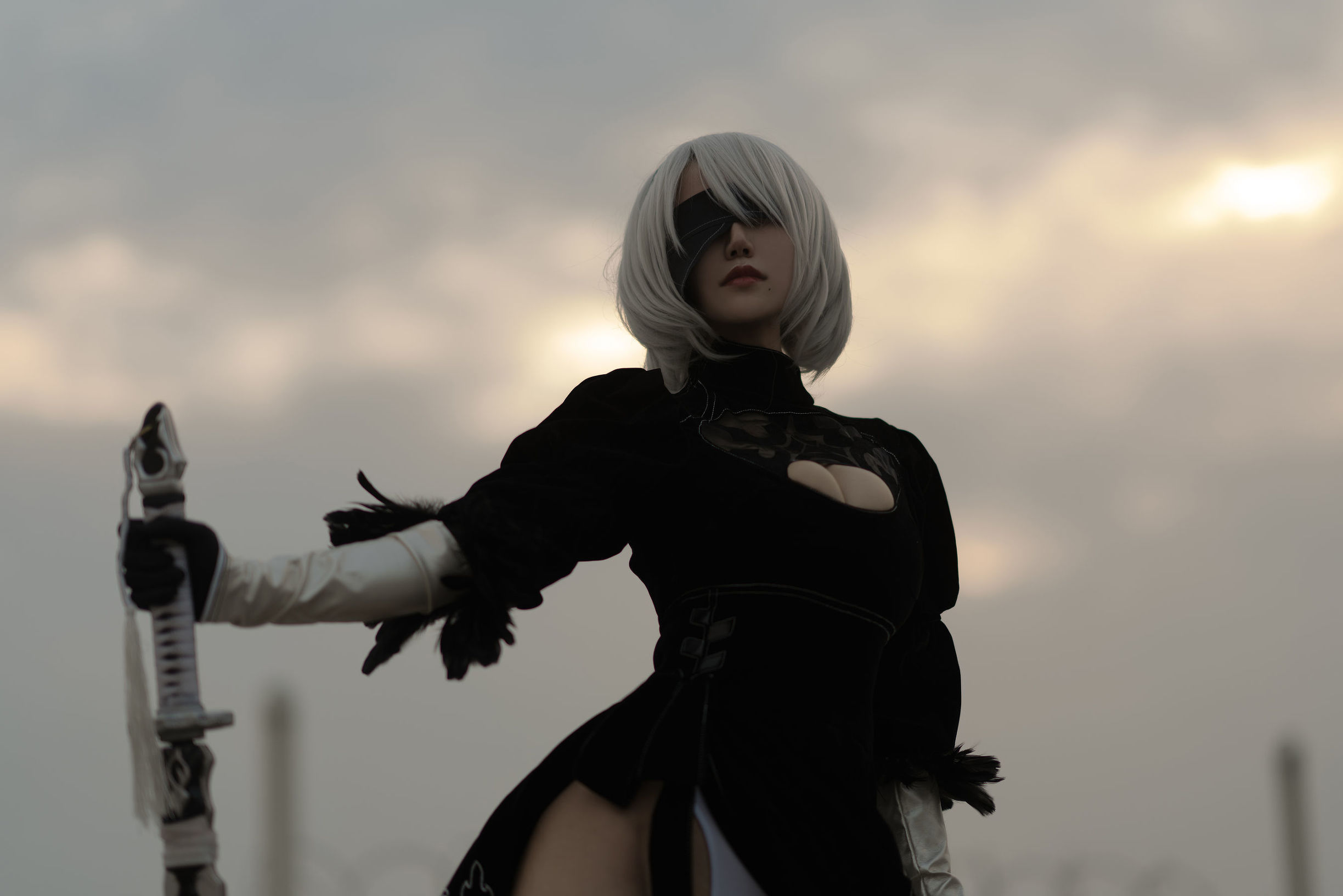 [网红COSER]动漫博主小仓千代w舰长2B原皮插图7